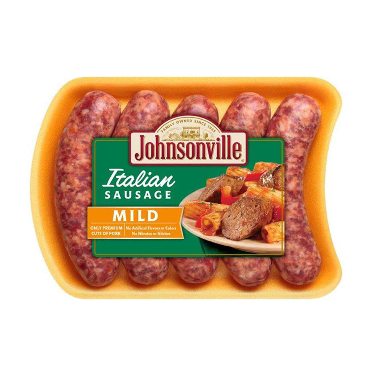 Johnsonville Mild Italian Sausage Links, 19 oz tray