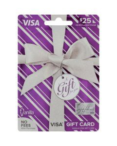 Visa Gift Card - $25 + 4 Fee