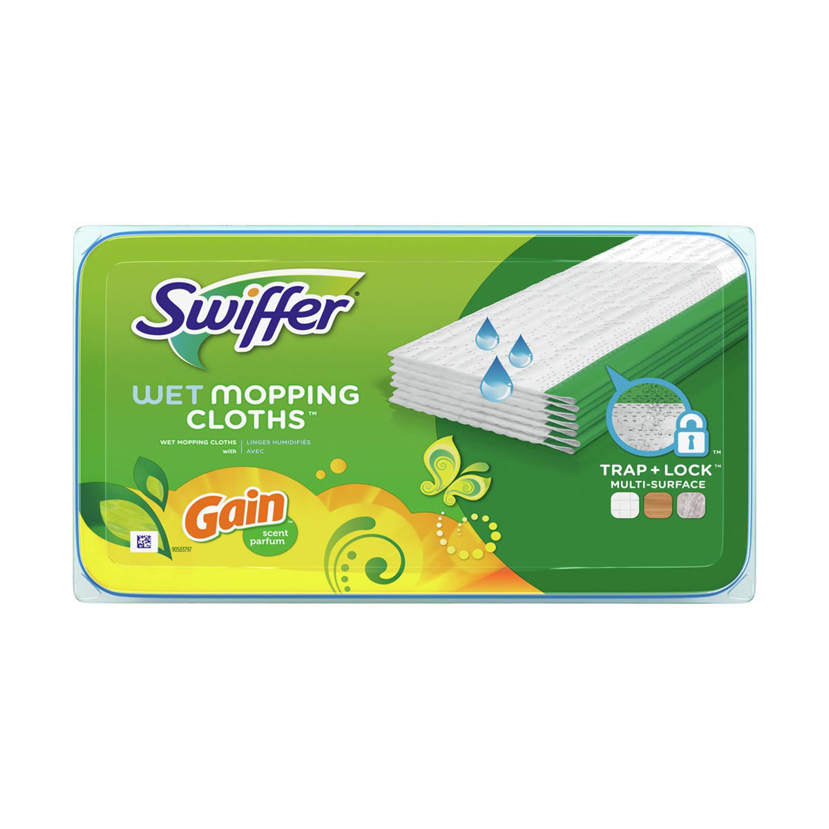 Box of 37 Swiffer Dry Sweeping Cloths - Gain Scented - 8.0 x 10.4 - NEW