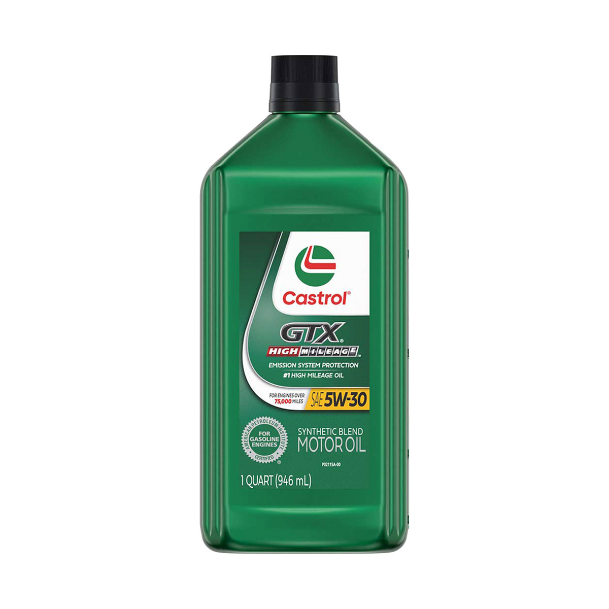 Castrol Gtx High Mileage 5w-30 Synthetic Blend Motor Oil, 1 Qt