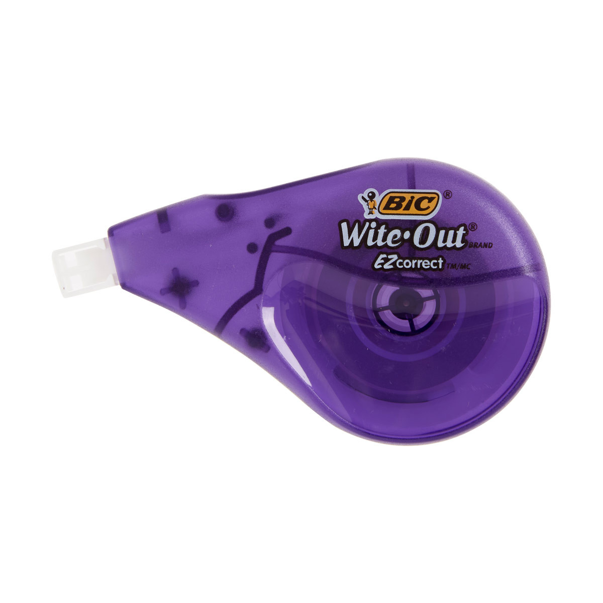 BIC Wite-Out Brand EZ Correct Correction Tape - Applies Dry, White, Clean &  Easy To Use, Tear-Resistant Tape, 4-Count, Dispenser colors may vary