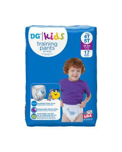 Dg Kids Training Pants Boy 4t-5t, 17ct.