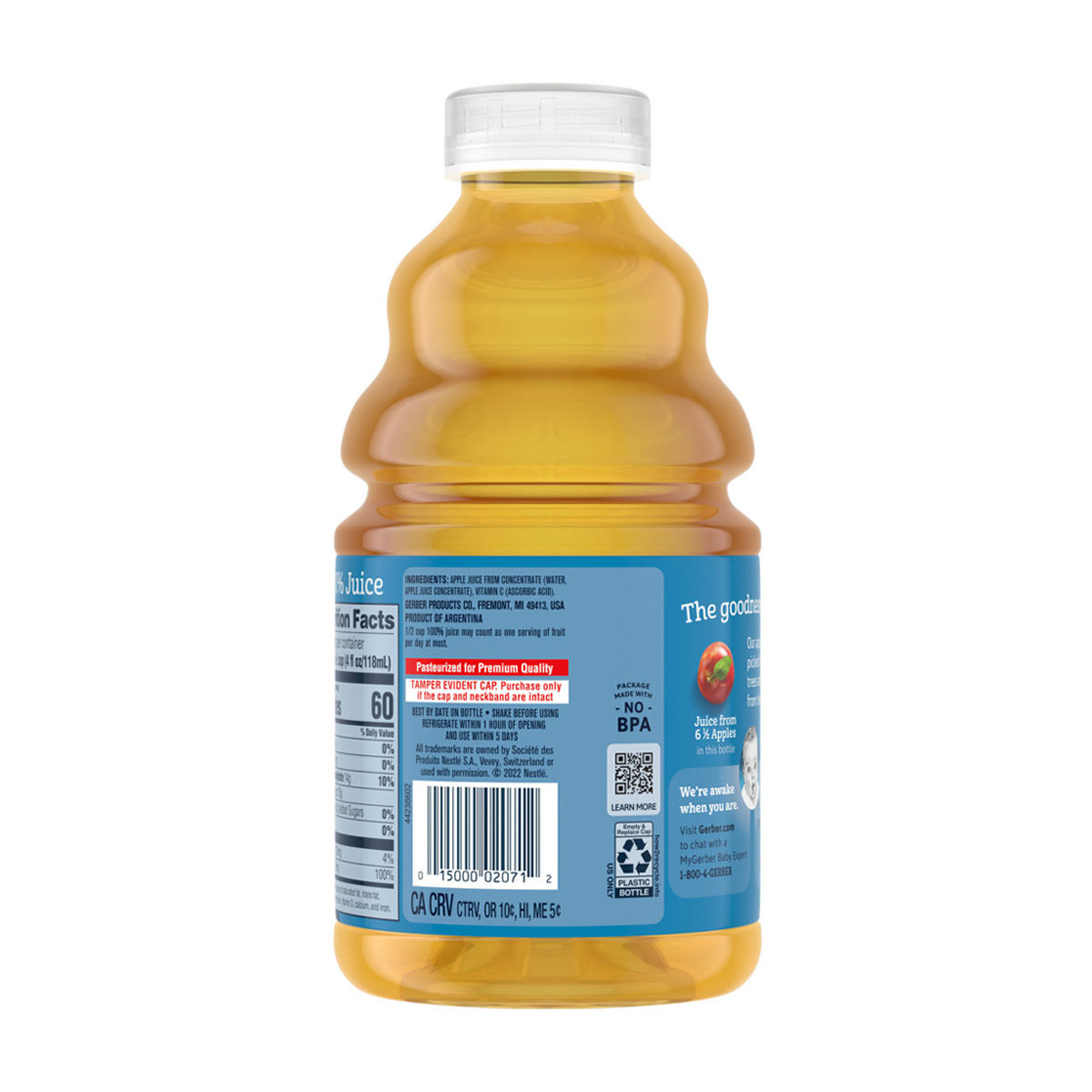Gerber Toddler Apple Juice 32 fl oz