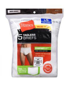 Hanes Men's Red Label Dyed Briefs 3 Pack