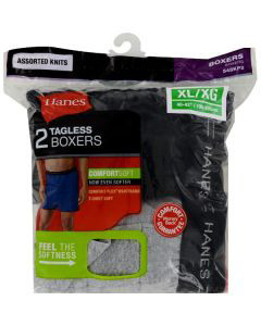 Hanes Knit Boxer Mens Size Extra-Large, 2ct – Dollar General Inventory ...