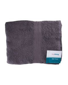 Mainstays Basic Solid 18-Piece Bath Towel Set Collection, School Grey