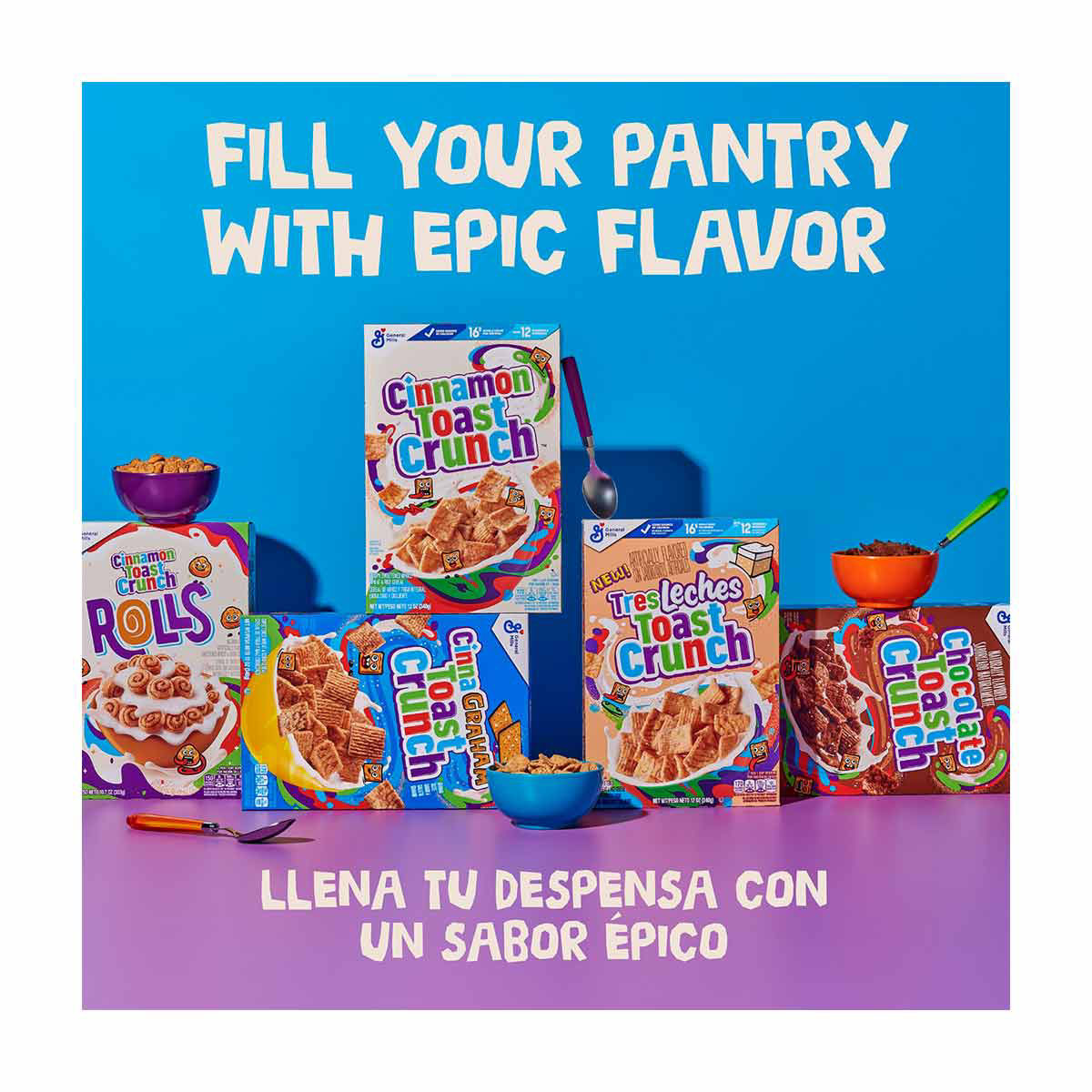 Cinnamon Toast Crunch Large Size Breakfast Cereal, 16.8 oz Cinnamon Toast Crunch Large Size Breakfast Cereal, 16.8 oz