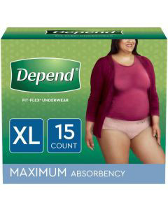 Fit-Flex Maximum Absorbency Incontinence Underwear for Men, Size XL