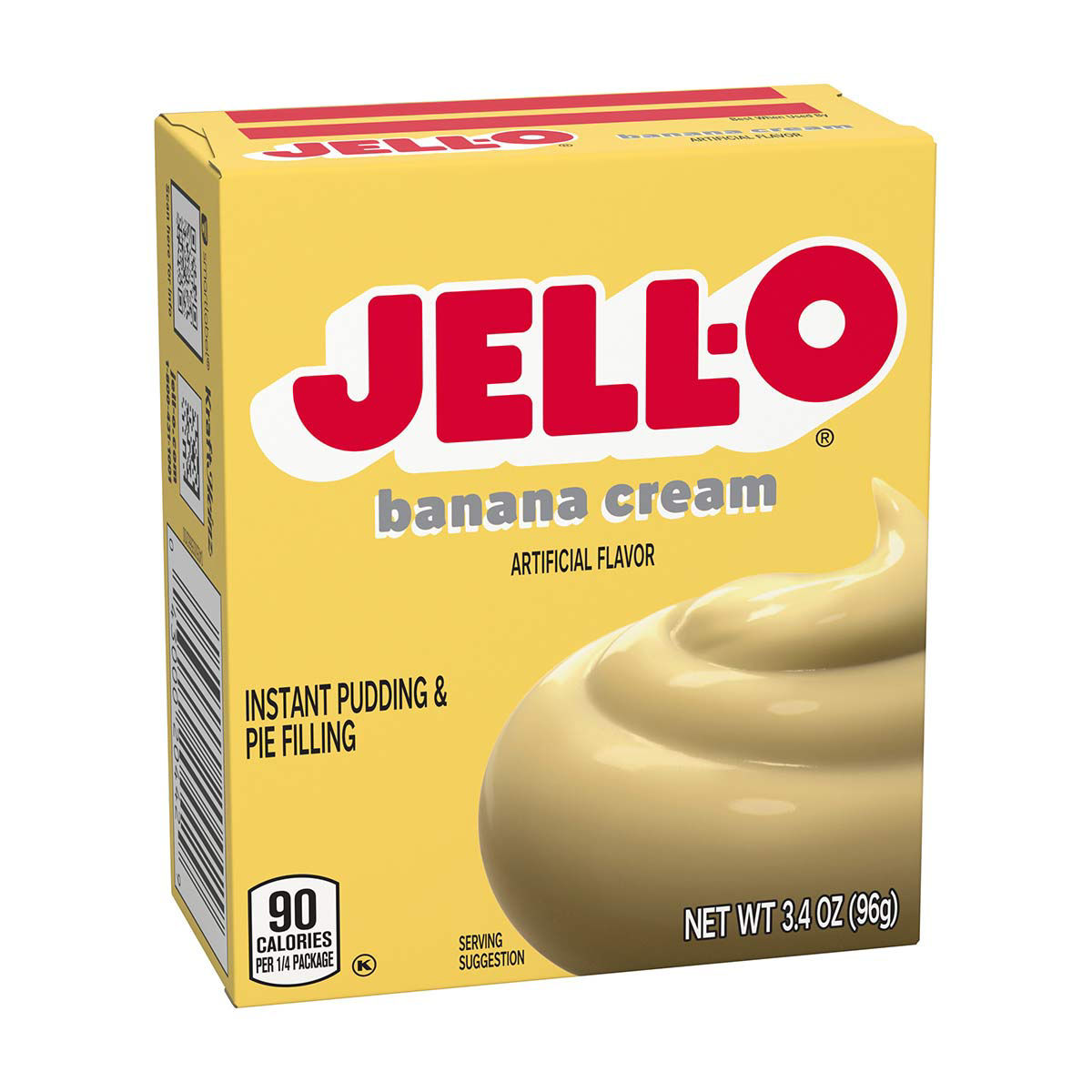 Jell O Banana Cream Artificially Flavored Instant Pudding & Pie ...