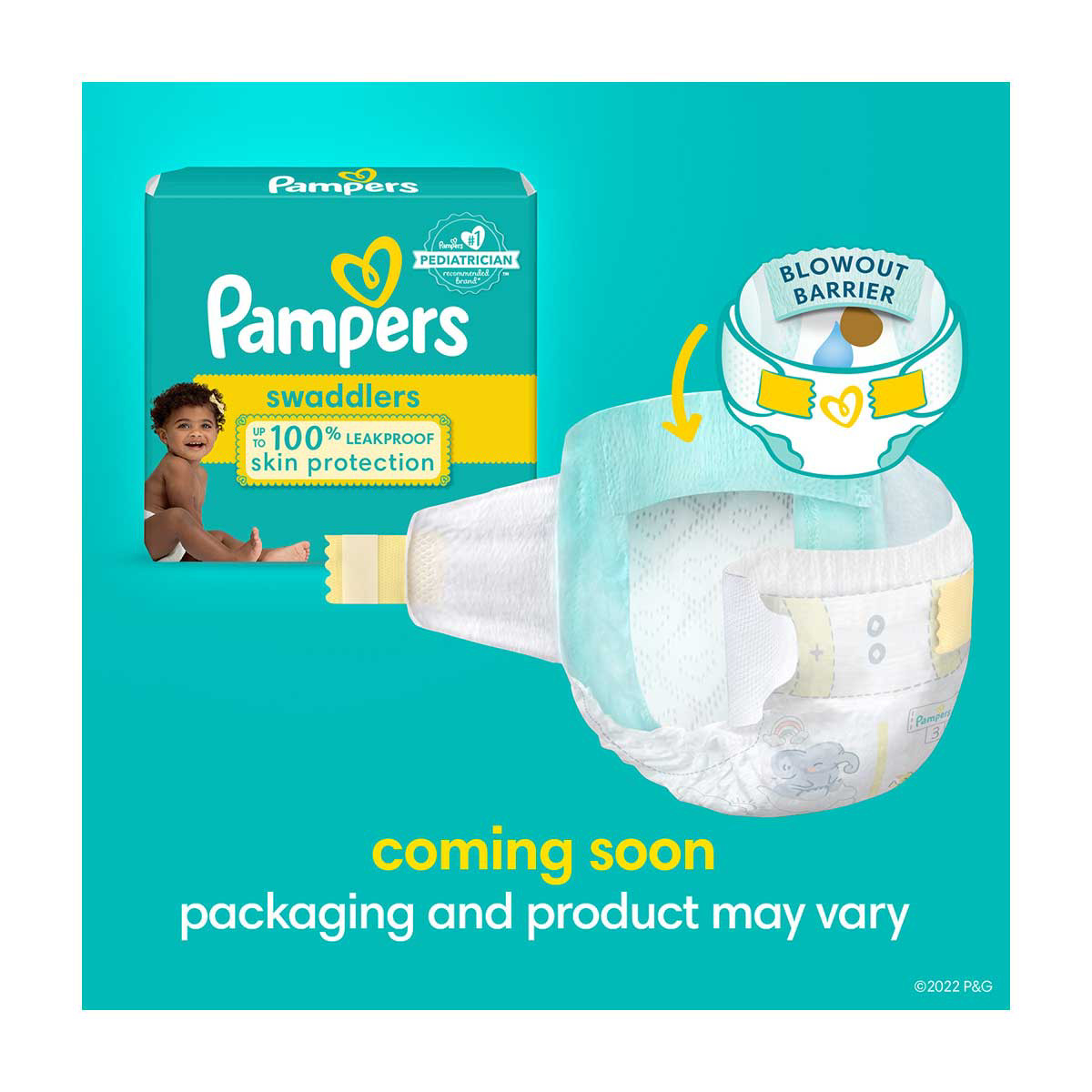 Pampers Pure Diapers Size 1, 32 Count (Select for More Options) 