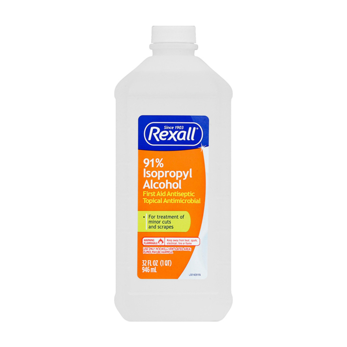 Rexall 91% Isopropyl Alcohol, 32 Fl Oz