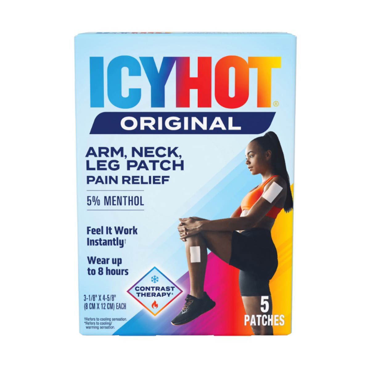 Icy Hot Original Small Pain Relief Patch