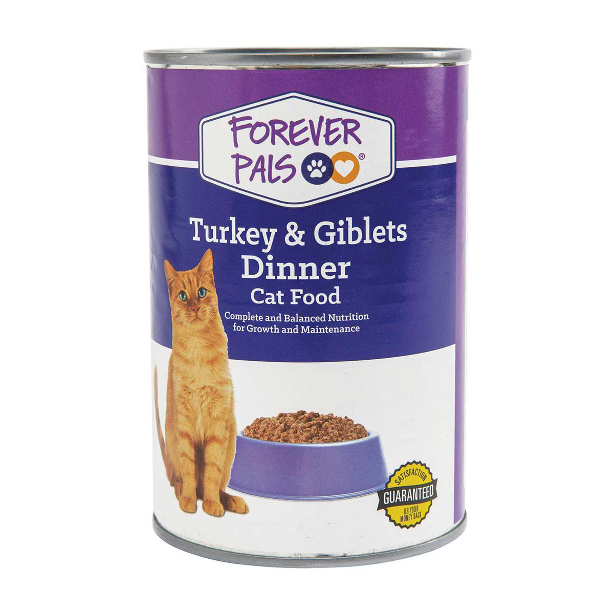 Forever Pals Turkey Giblets Dinner Wet Cat Food 22 Oz