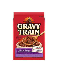 Gravy Train Meaty Classic Beef Liver Bacon Flavors Dry Dog Food 14 lbs