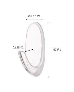 3M Command Small Clear Wire Hooks 9 Pack