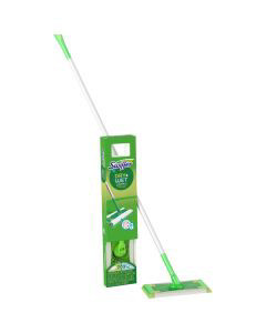 Swiffer Sweeper 2 In 1, Dry And Wet Multi Surface Floor Sweeping And  Mopping Starter Kit. Includes 1 Mop + 10 Refills, Swiffer