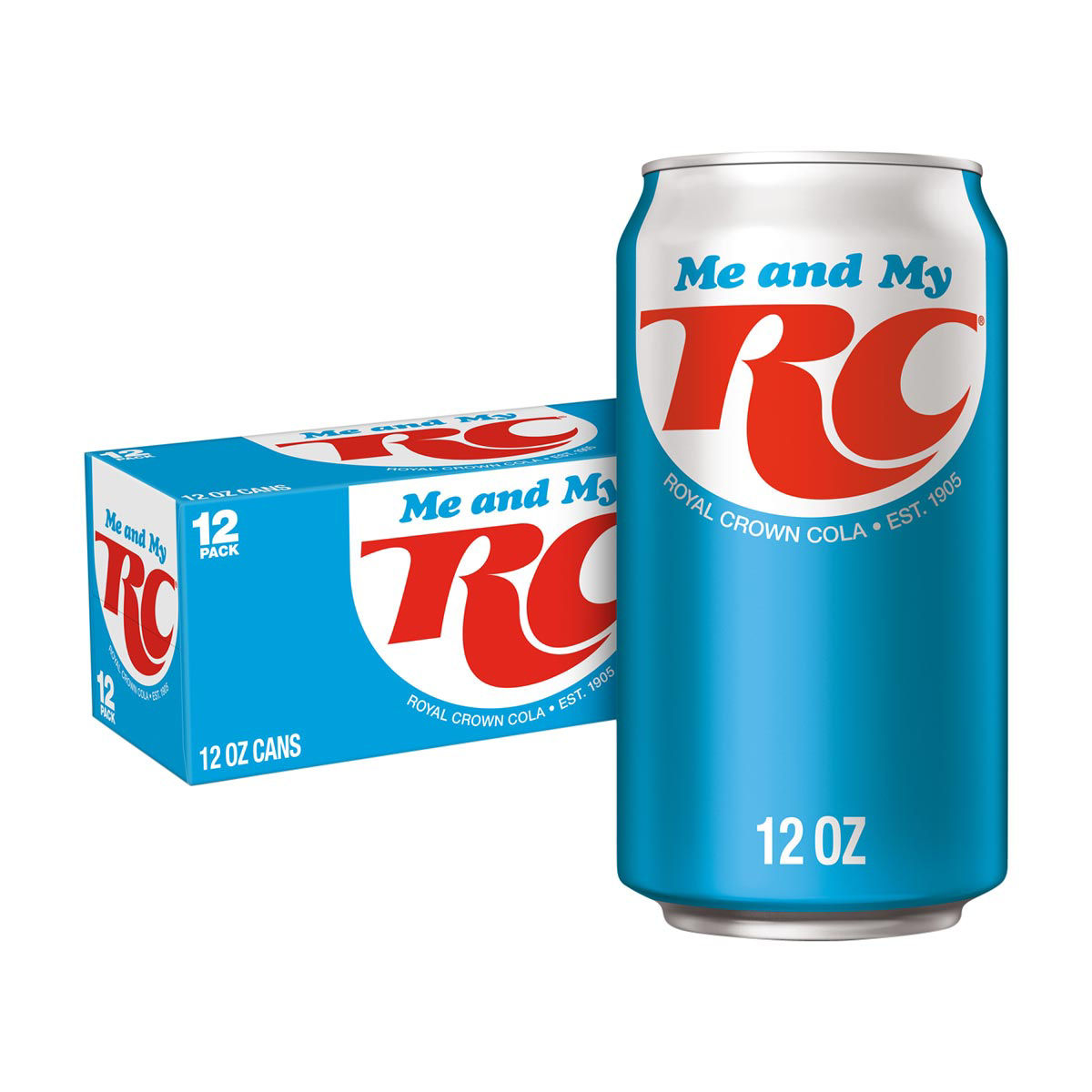 RC Cola Soda, 12 fl oz Cans, 12 pk