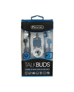 Sentry Wired Talk Buds 2 ct Assorted