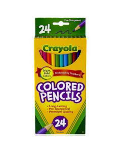 Crayola Colored Pencils, Pre Sharpened, 24 Count