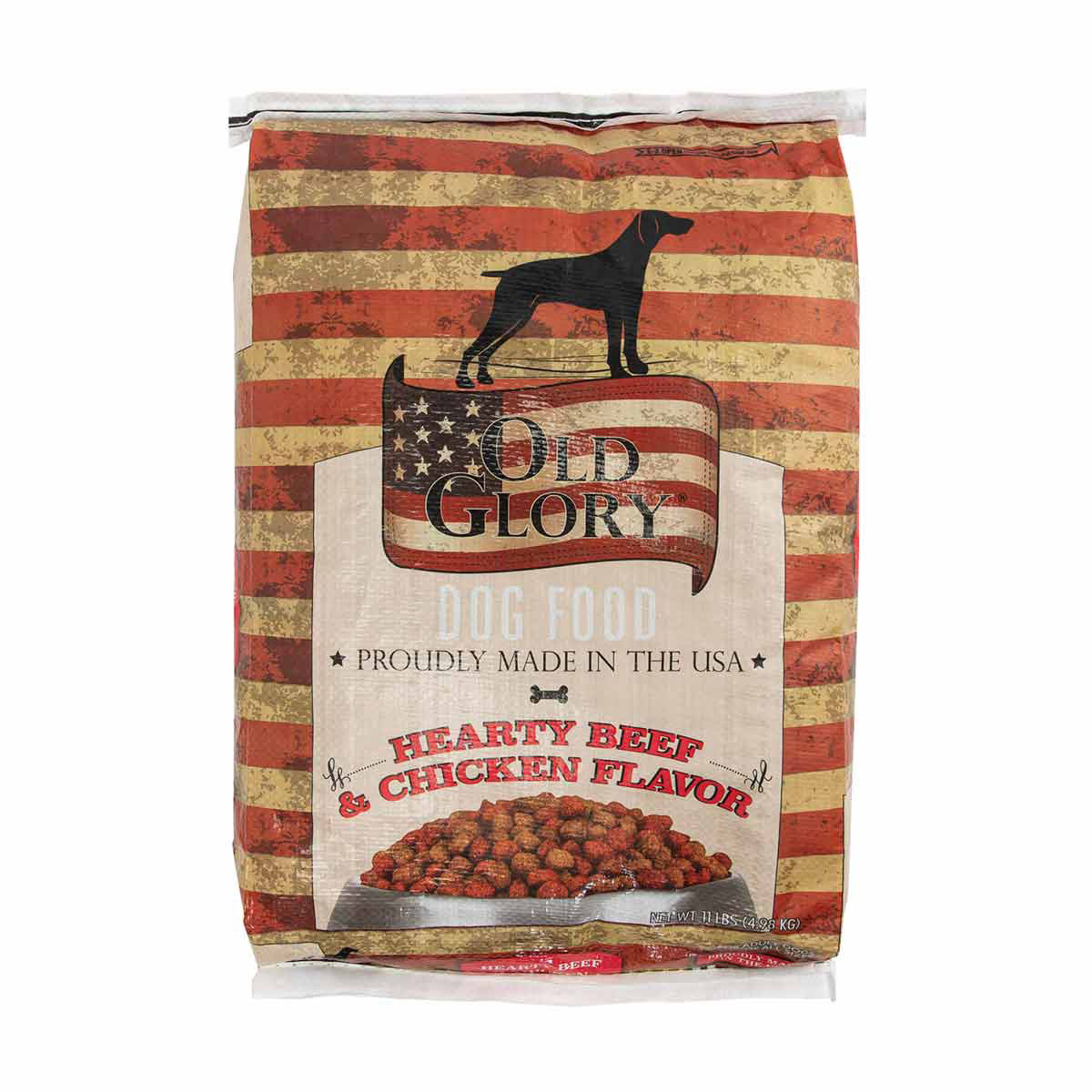 Old Glory Dry Dog Food Hearty Beef Chicken 11 Lb