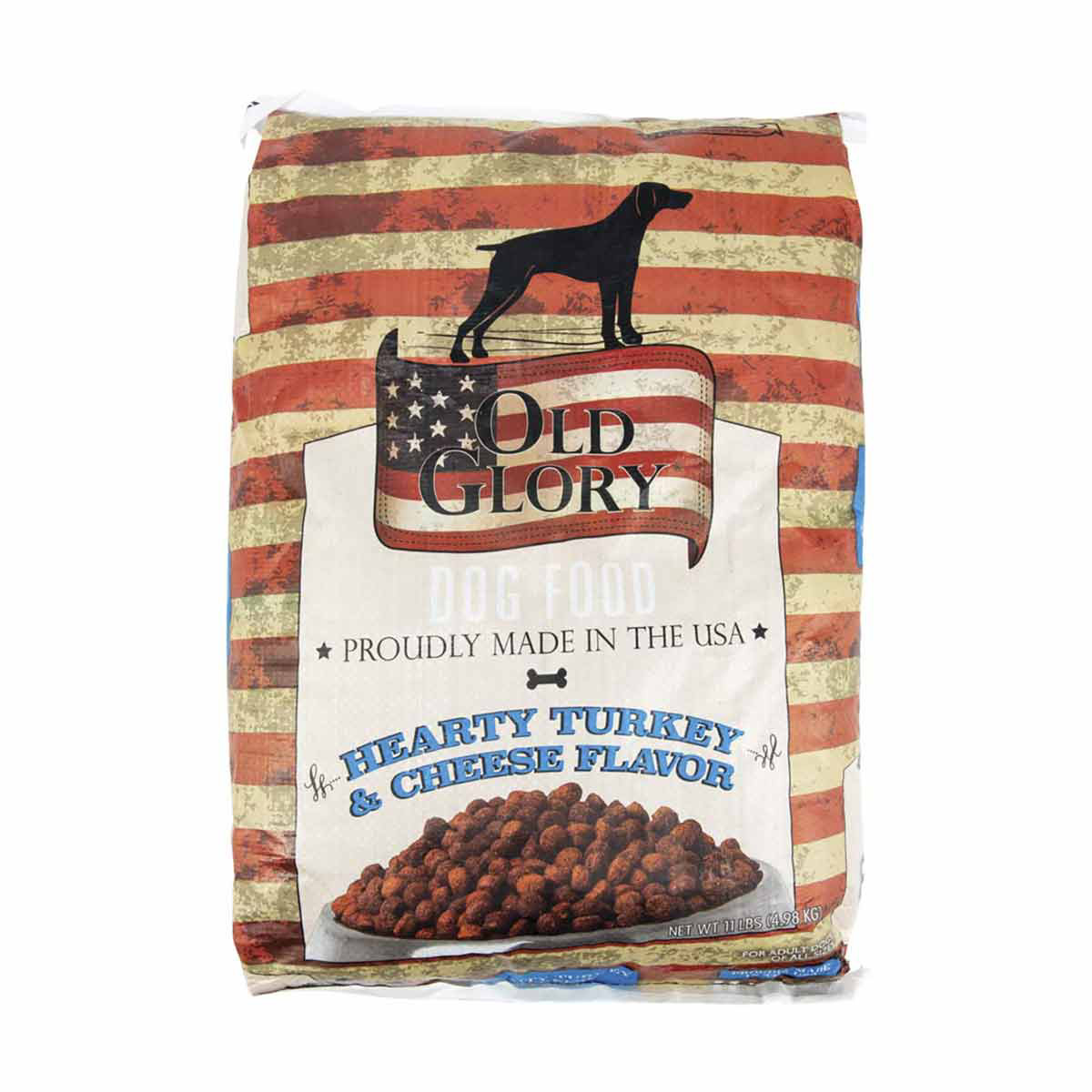 Old Glory Dry Dog Food Hearty Turkey Cheese 11 Lb