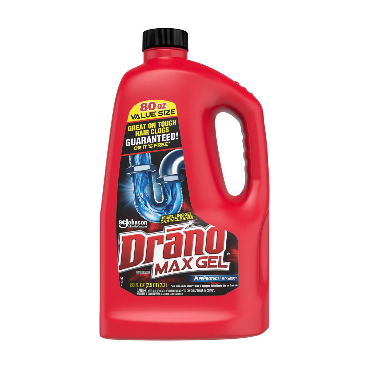 Drano Max Gel Clog Remover, 80 oz