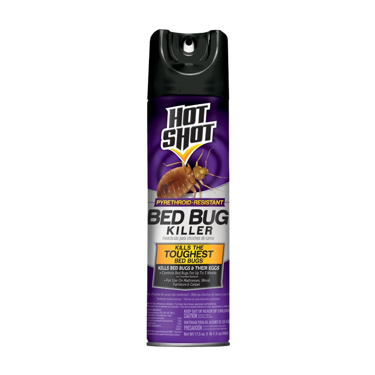 Hot Shot Bed Bug and Flea Killer Aerosol Spray 17.5 oz