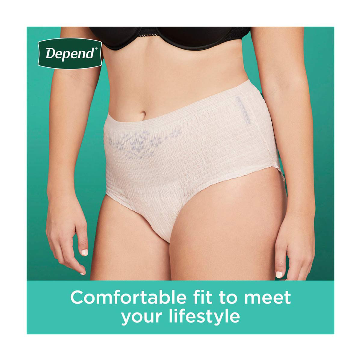Depend Fit-Flex Incontinence Underwear For Women, Maximum