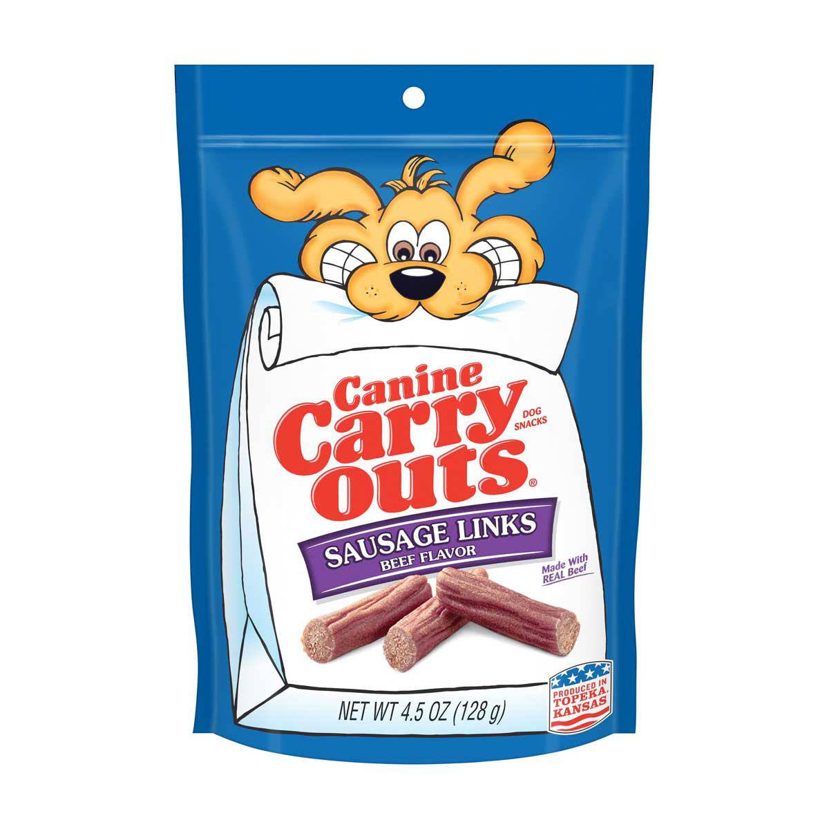 Canine Carry Outs Bacon Cheese Flavor Dog Treats 4.5 oz