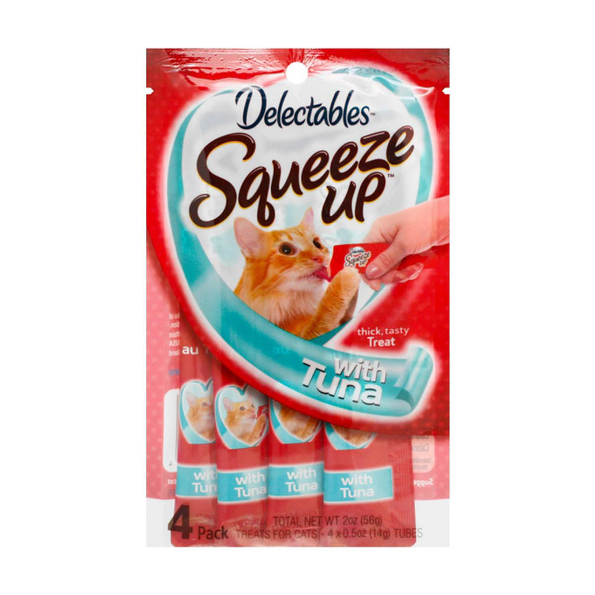 Delectables Squeeze Ups Tuna Cat Treats 2.0 Oz Pack Of 4