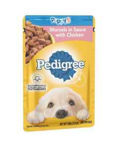 Pedigree Puppy Wet Dog Food Chicken 1 ct