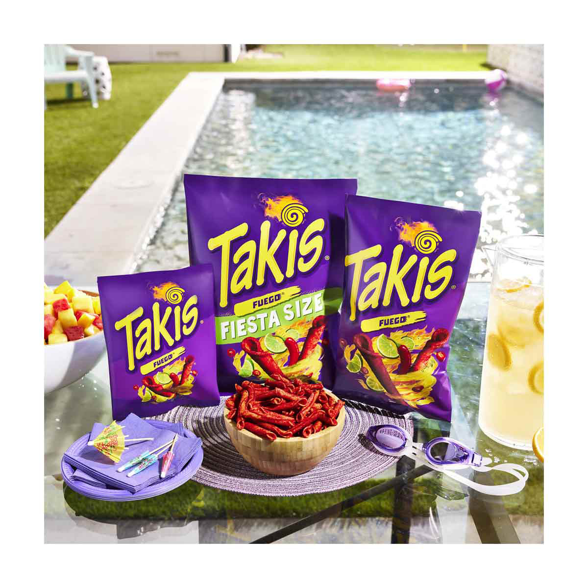 Takis Fuego Rolls Snack Size Bag, Hot Chili Pepper & Lime Flavored Spicy  Tortilla Chips, 3.2