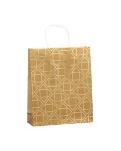 DG Party Metallic Foil Large Shopper Gift Bag Assorted