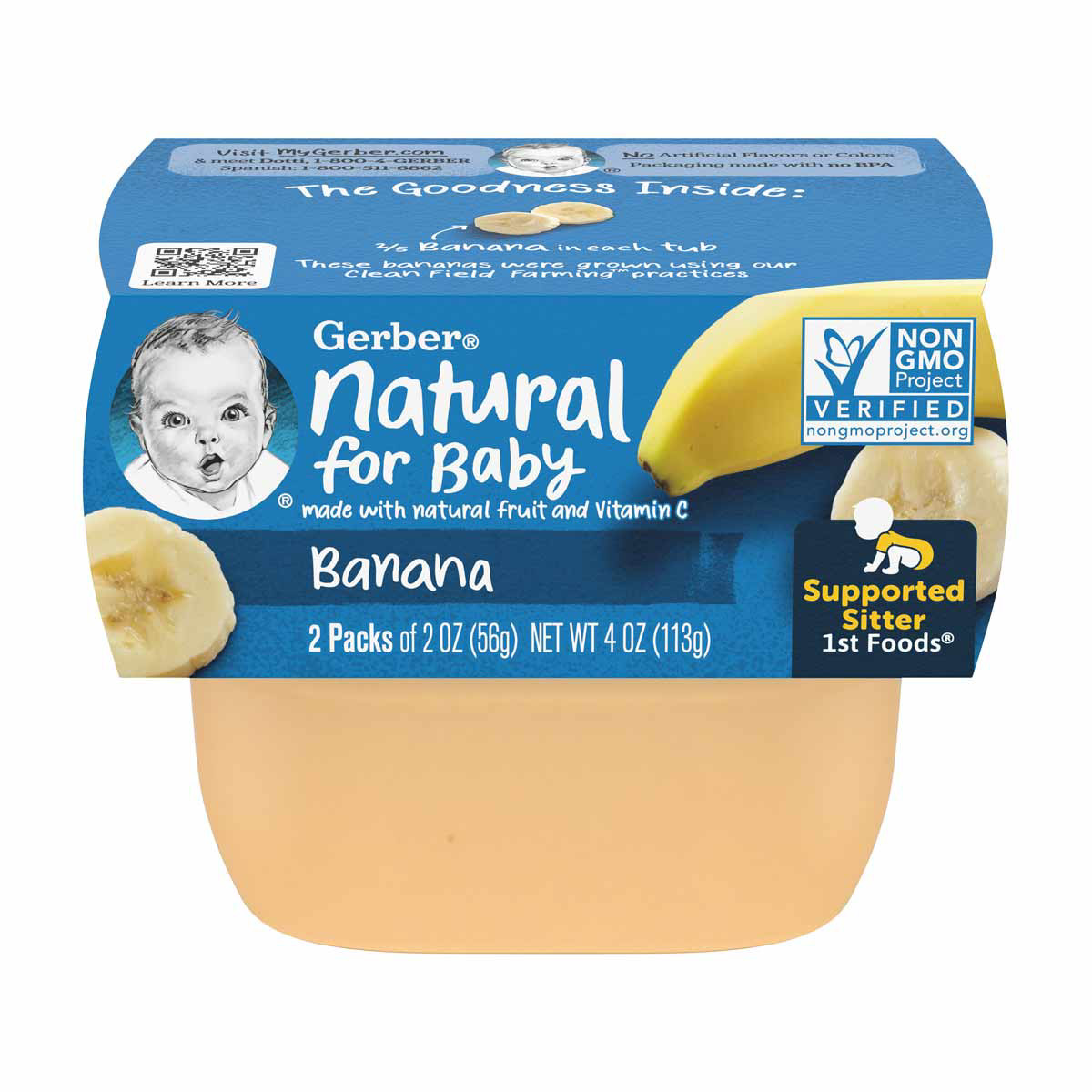 Gerber banana hot sale baby food