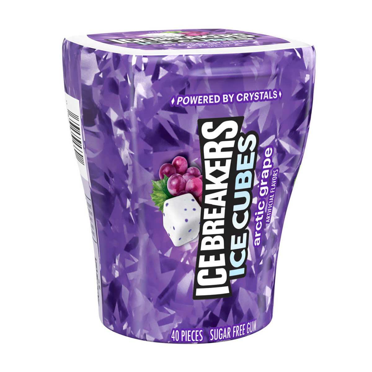 Ice Breakers Ice Cubes Arctic Grape Sugar Free Chewing Gum, 3.24 oz - 40 pcs