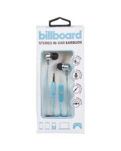 Billboard Wired Stereo In Ear Earbuds Assorted