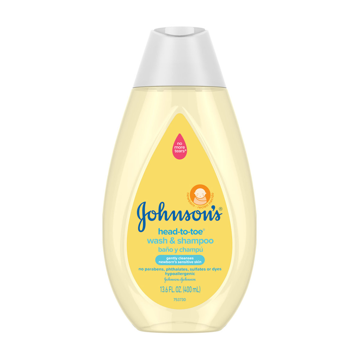 Johnson's Head-To-Toe Tearless Gentle Baby Wash & Shampoo, 13.6 fl oz