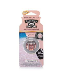 Yankee Candle Auto Air Freshener Vent Clip, Pink Sands, 0.13 Oz