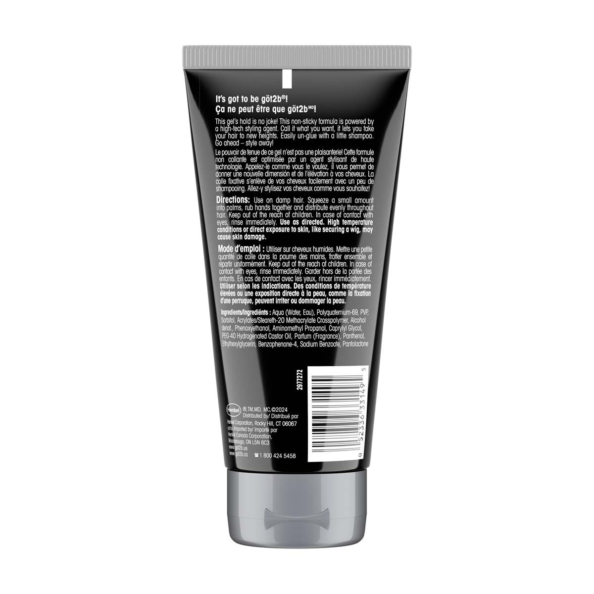 Got2b Ultra Glued Invincible Styling Hair Gel, 6 Oz