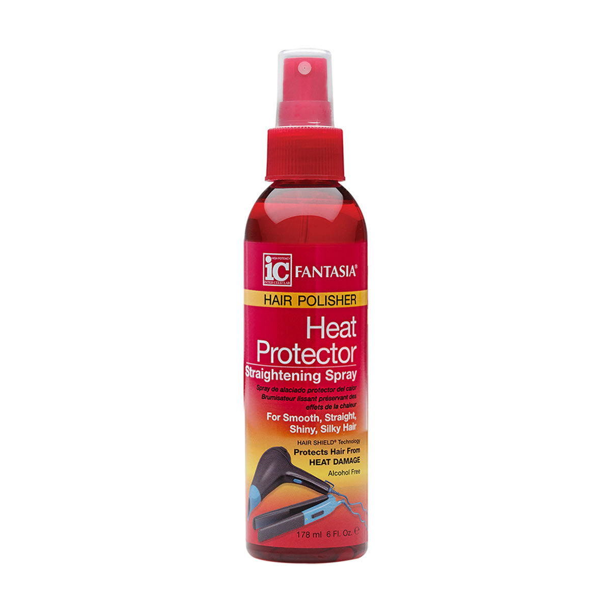 Fantasia Heat Protector Straightening Spray, 6 fl oz