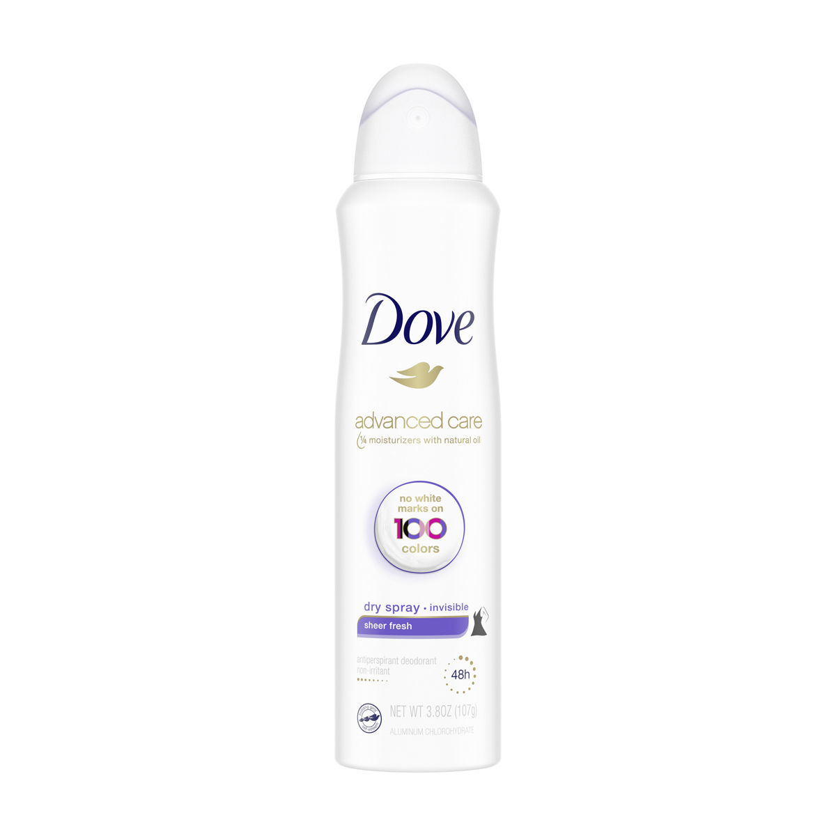 Dove Advanced Care Antiperspirant Deodorant Dry Spray Sheer Fresh