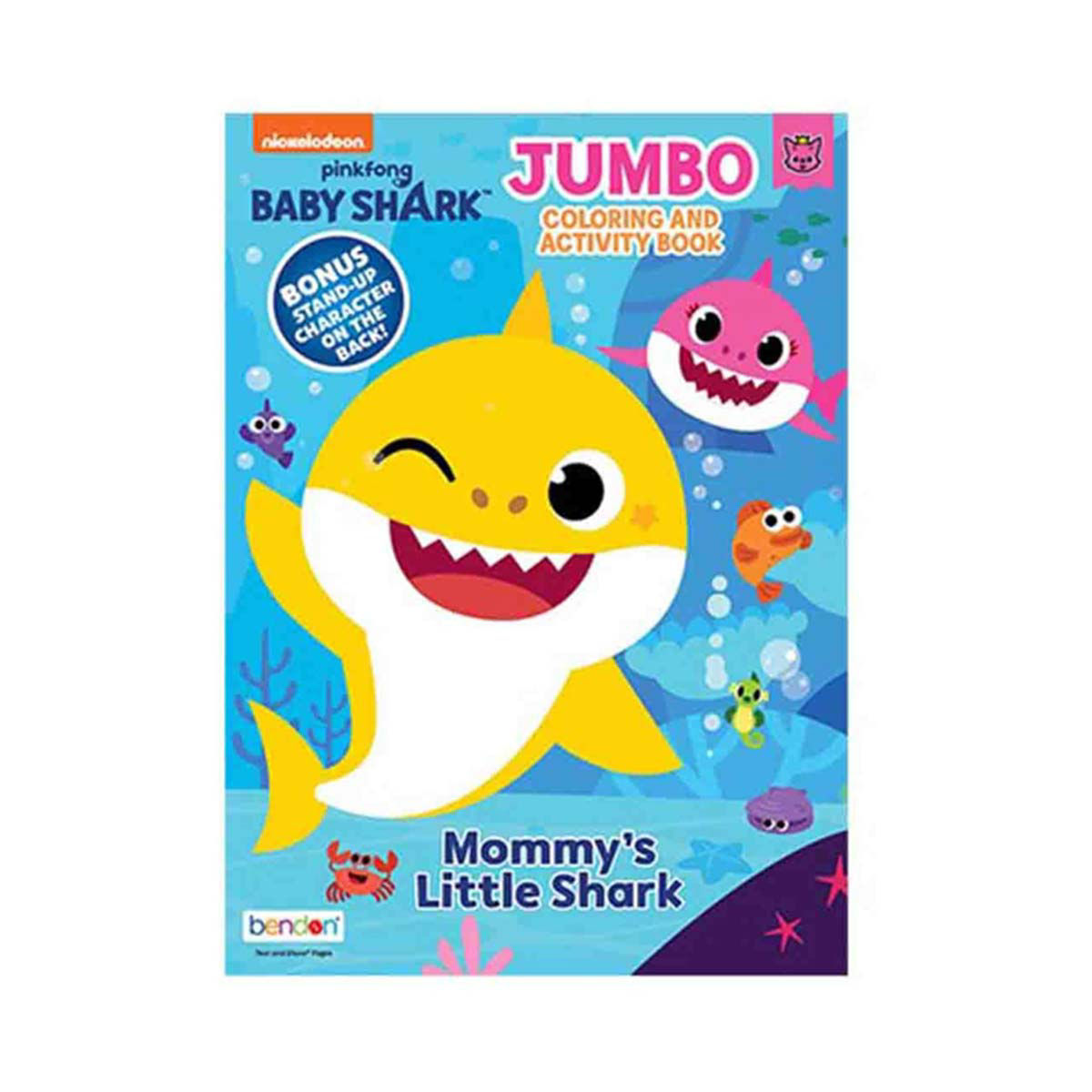 Bendon Baby Shark Jumbo Coloring and Activity Book