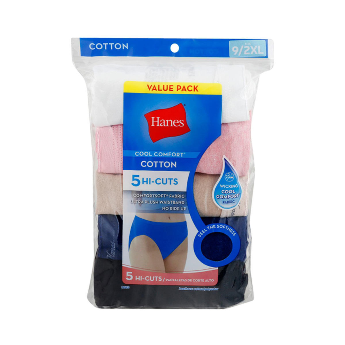 Hanes Cotton Hi-Cut 