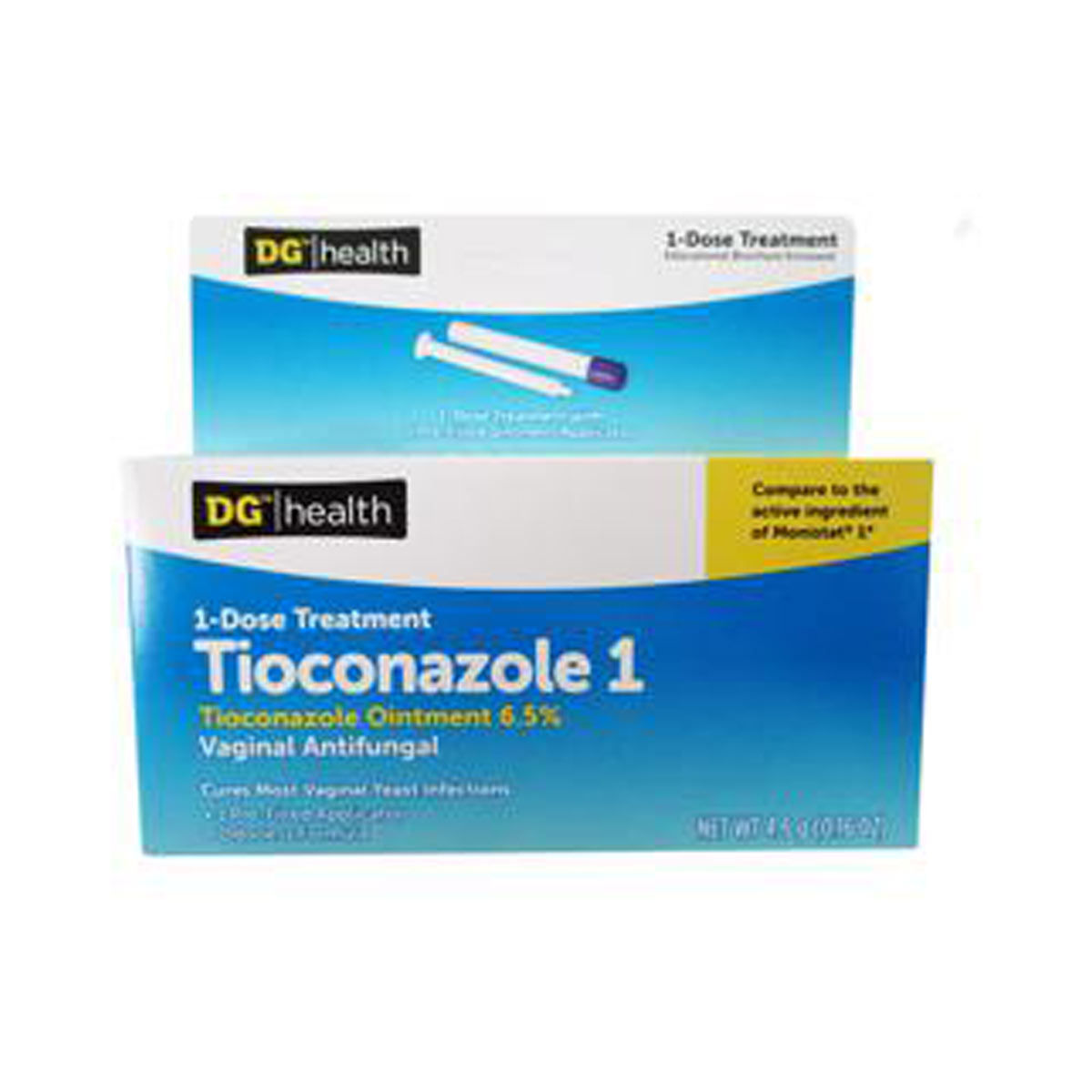 DG Health Tioconazole 1 - Vaginal Antifungal, 4.6 g