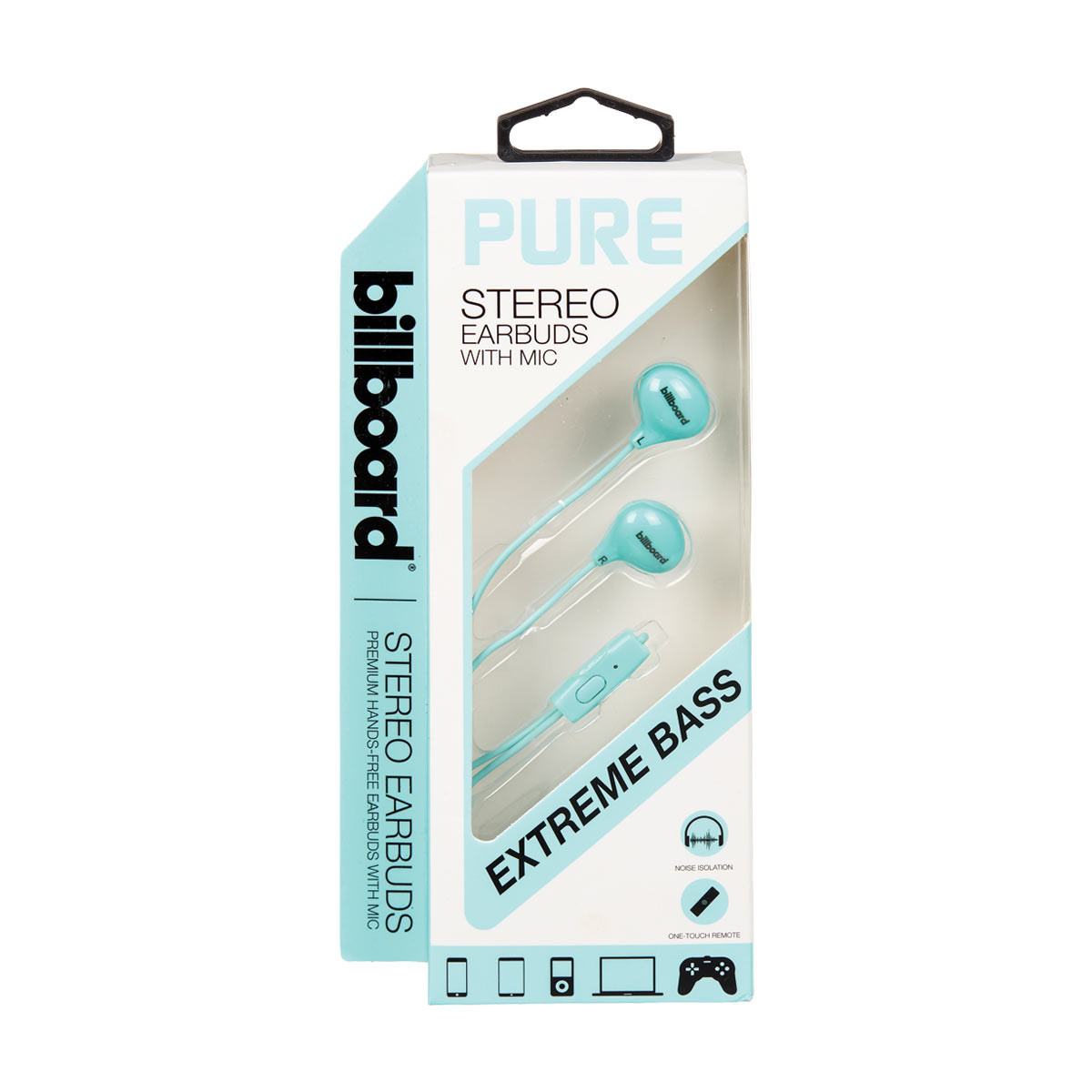 PURE Billboard Stereo Earbuds with Mic Assorted