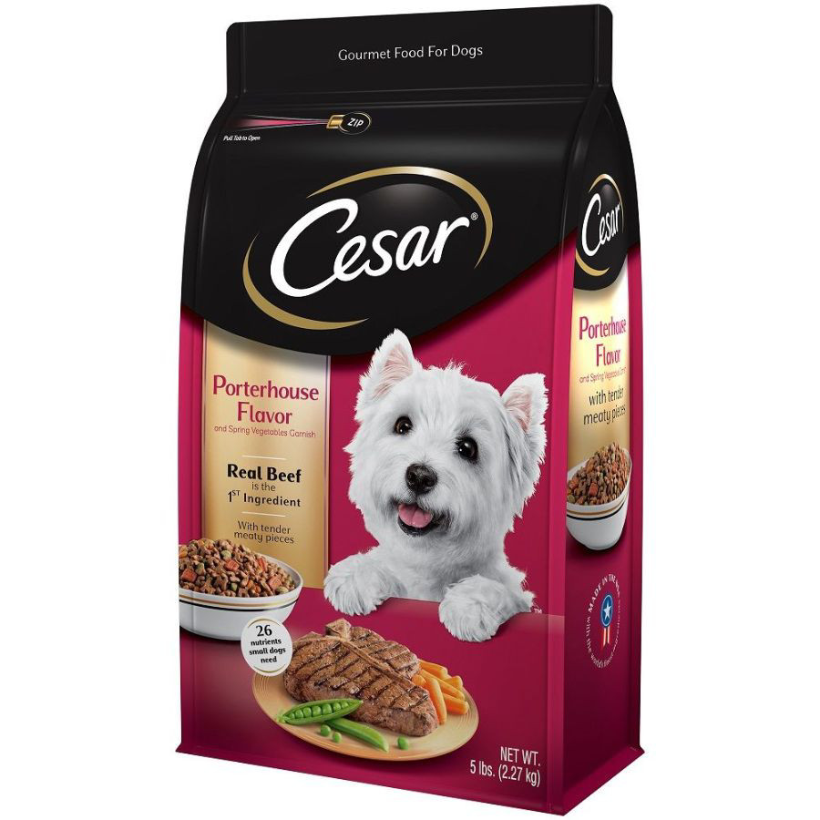 Cesar small breed 2024 dry dog food