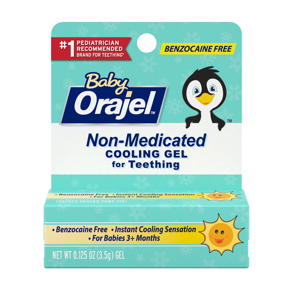 Medicated store teething gel