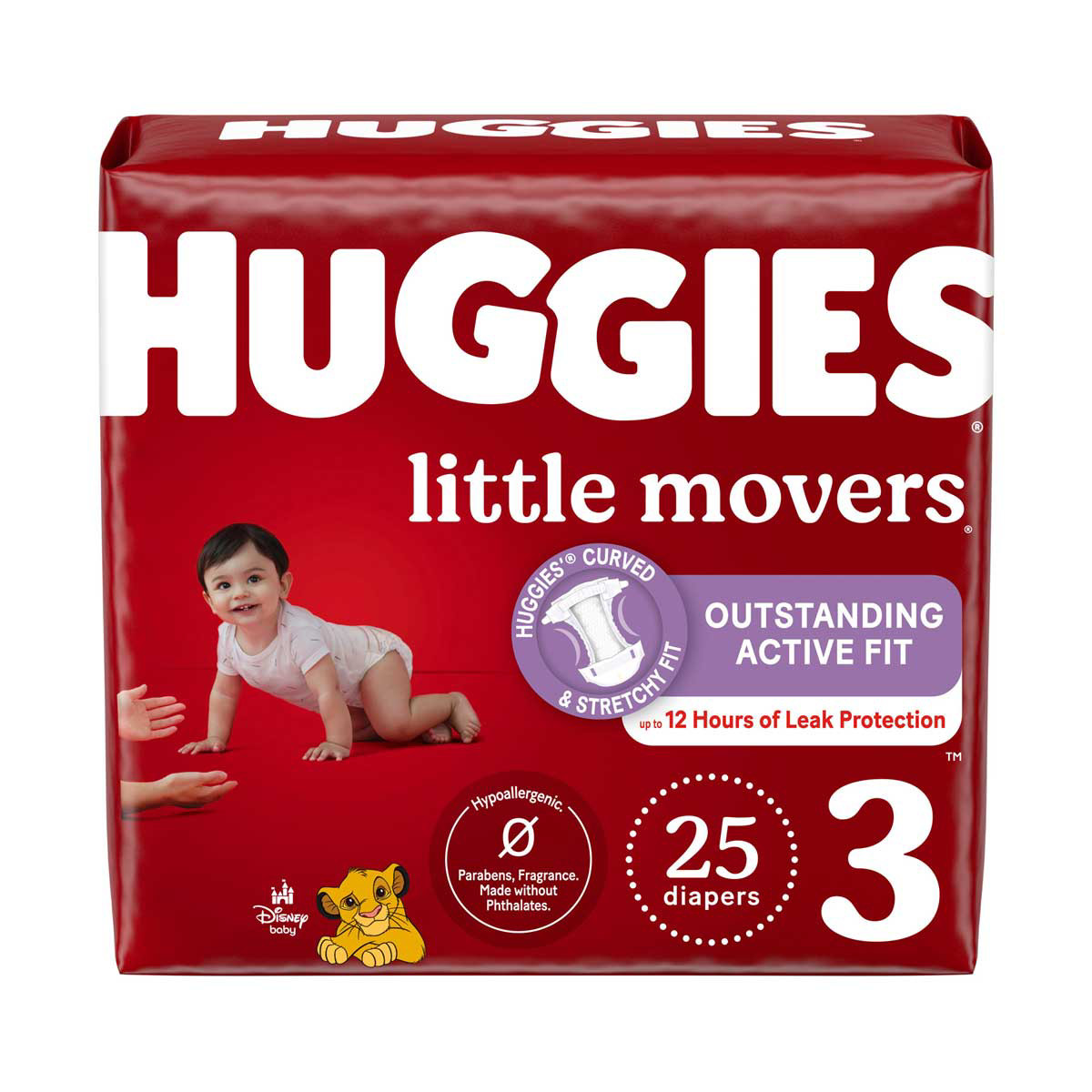 Huggies Little Movers Baby Diapers - 3, 25 Ct – Dollar General 