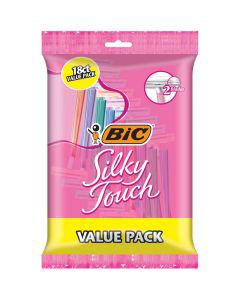 Bic Silky Touch Women's Twin Blade Disposable Razor, Assorted 