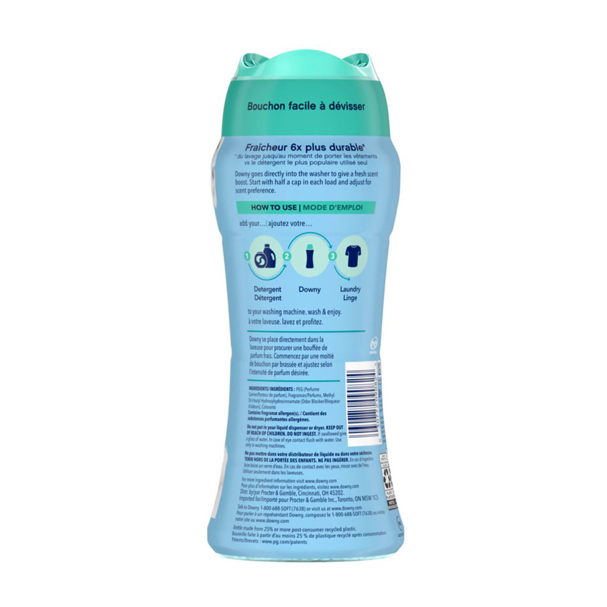 Downy In-Wash Laundry Scent Booster Beads - Cool Cotton, 13.4 Oz